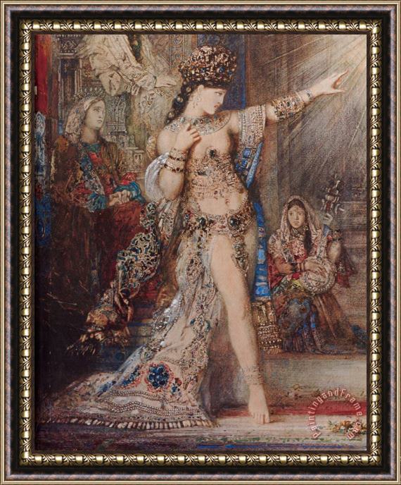 Gustave Moreau The Apparition [detail] Framed Painting